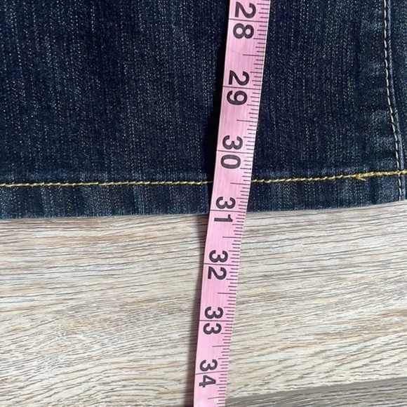 DKNY jeans blue denim boot cut baddie Times Square jean size 10 - Picture 10 of 10